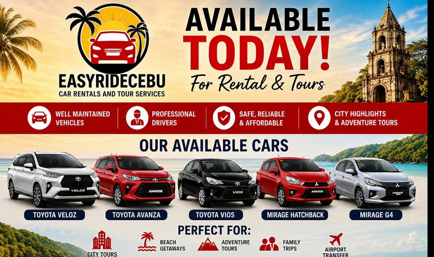 Easy Rides, Easy Tour in Cebu